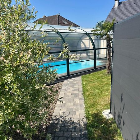 Gite Spa Sauna Piscine Aubin-Saint-Vaast Eksteriør billede