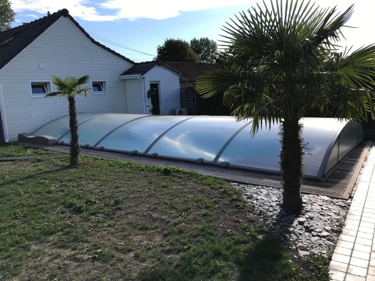 Gite Spa Sauna Piscine Aubin-Saint-Vaast Eksteriør billede