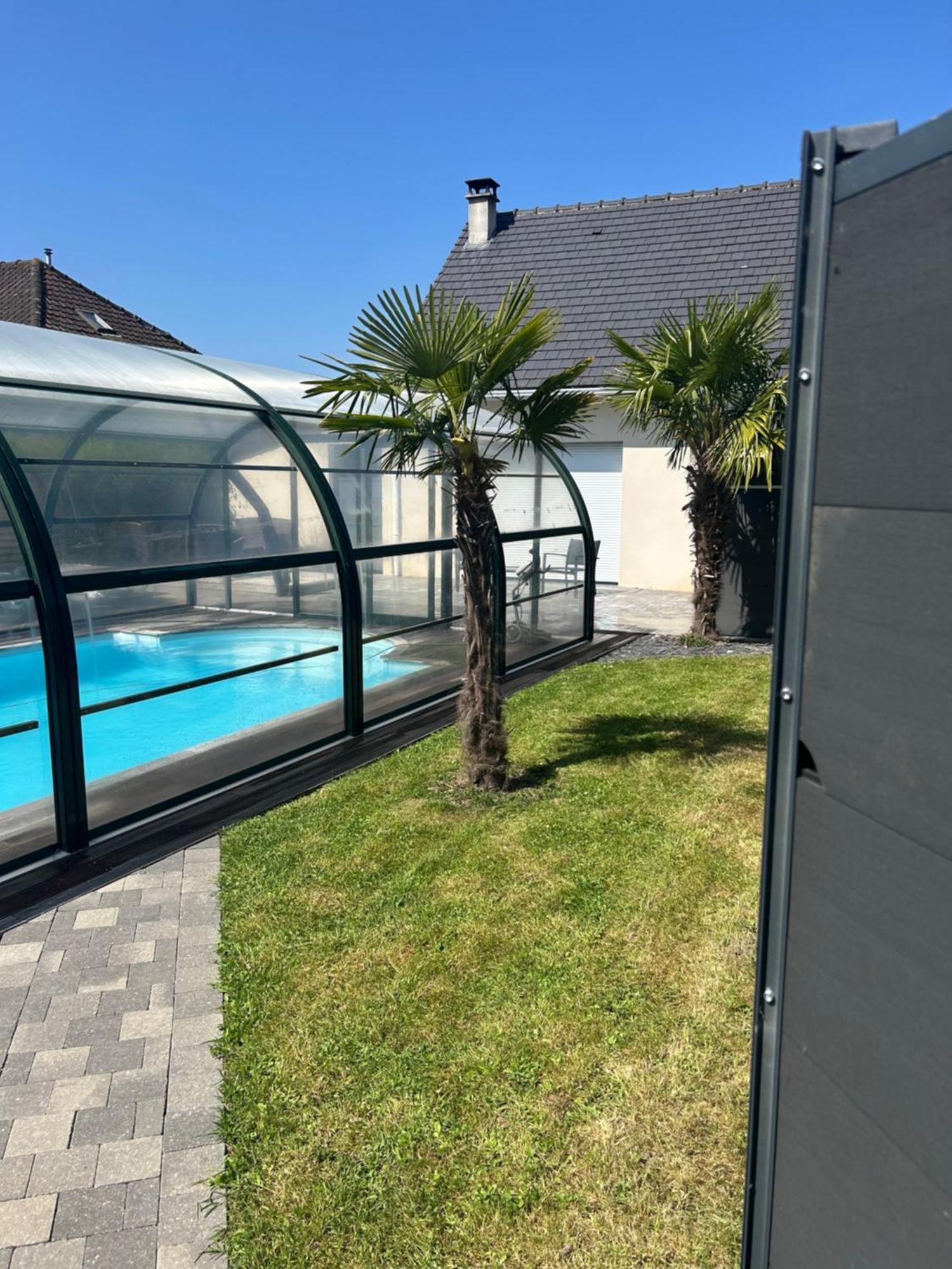Gite Spa Sauna Piscine Aubin-Saint-Vaast Eksteriør billede