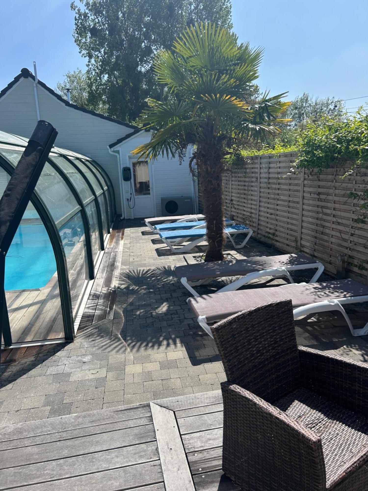 Gite Spa Sauna Piscine Aubin-Saint-Vaast Eksteriør billede
